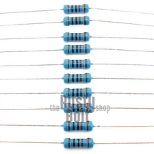 Resistors - 1/4 w (0.25 watt) - 1K ohm - 1% Tolerance - Metal Film - New