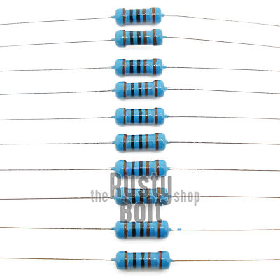 Resistors - 1/4 w (0.25 watt) - 1K ohm - 1% Tolerance - Metal Film - New