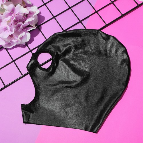 Adult Headgear Elastic Balaclava Hoods Cosplay Motorcycle Helmet Lined Black - Picture 46 of 47