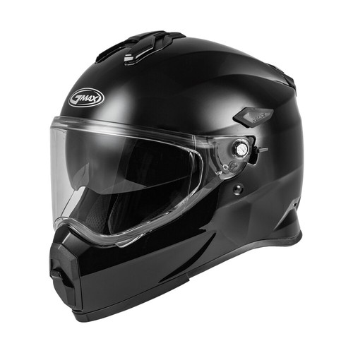 Casco de motocicleta deportivo doble aventura negro Gmax AT-21 tallas para adultos XS - MD - Imagen 2 de 2
