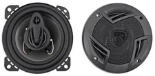 Pair Rockville RV4.3A 4" 3-Way Car Speakers 500 Watts / 70w RMS CEA Rated Total