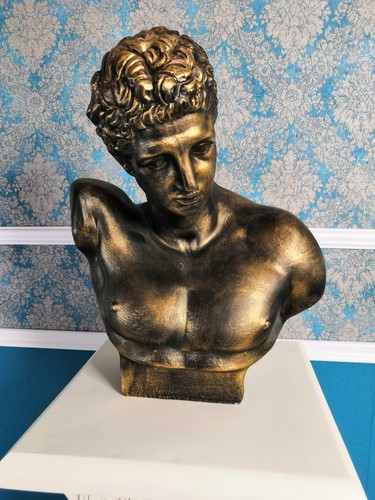 Design Büste Mann Figur Statue Skulptur Dekoration Skulpturen Figuren Statuen