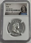 1960 NGC PF68 Proof Ben Franklin Half Dollar 50c 90% Silver Portrait