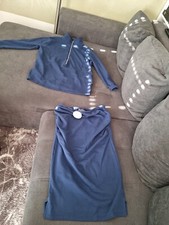 Schwangerschafts NEU Set Umstand Pulli + Rock Bon Brix 44 46 Marine Blau