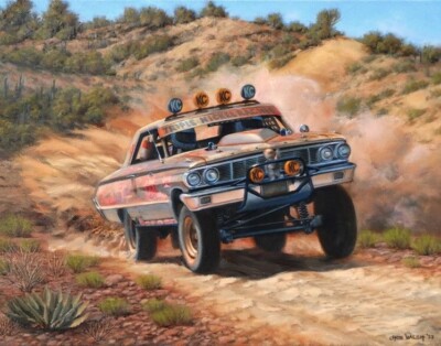 Drag Racing action prints - 64 Galaxia De La Baja. Triple Nickel Racing team