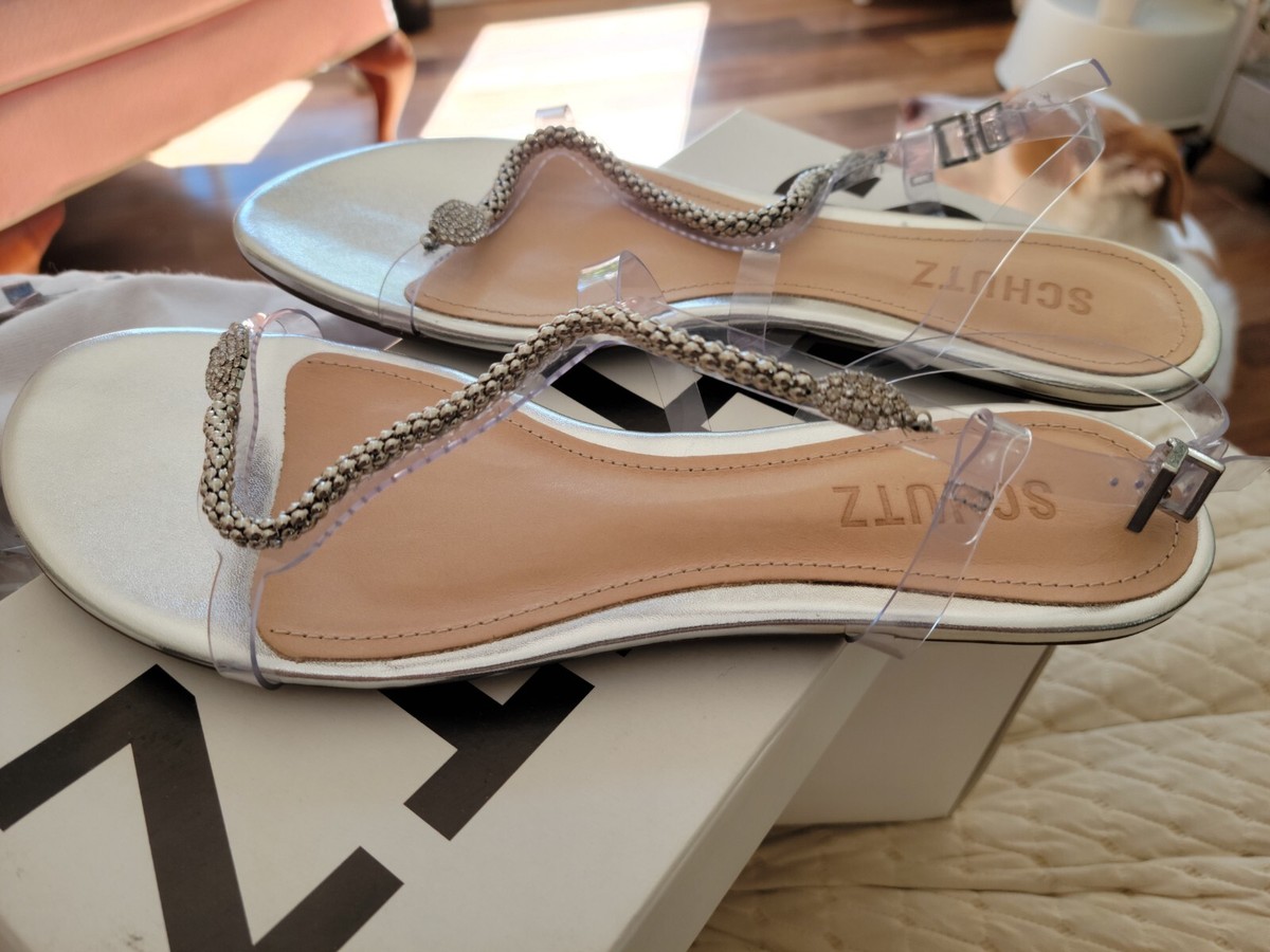 Discount Schutz Schutz Gabbyl Embellished Sandal SCHUTZ SHOES Flat