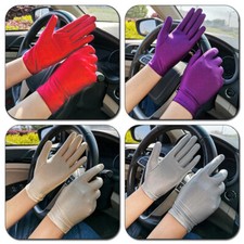 Women Summer Thin Stretch Gloves Outdoor Sun Protection Driving Costume Gloves
