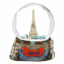 Colorful Paris Snow Globe