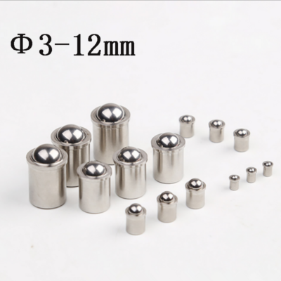 M5x8mm Gewinde Innensechskant Kugel Federnde Druckstücke Edelstahl 20 Stück M5 Kugelstößel Grub Set Schrauben Legierter Stahl