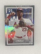 2021 Bowman Platinum Baseball Precious Elements # PE-10 Jordan Walker       0792