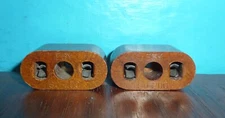 2 EBY SO-200 Radio Crystal Sockets 0.75in Spacing NOS