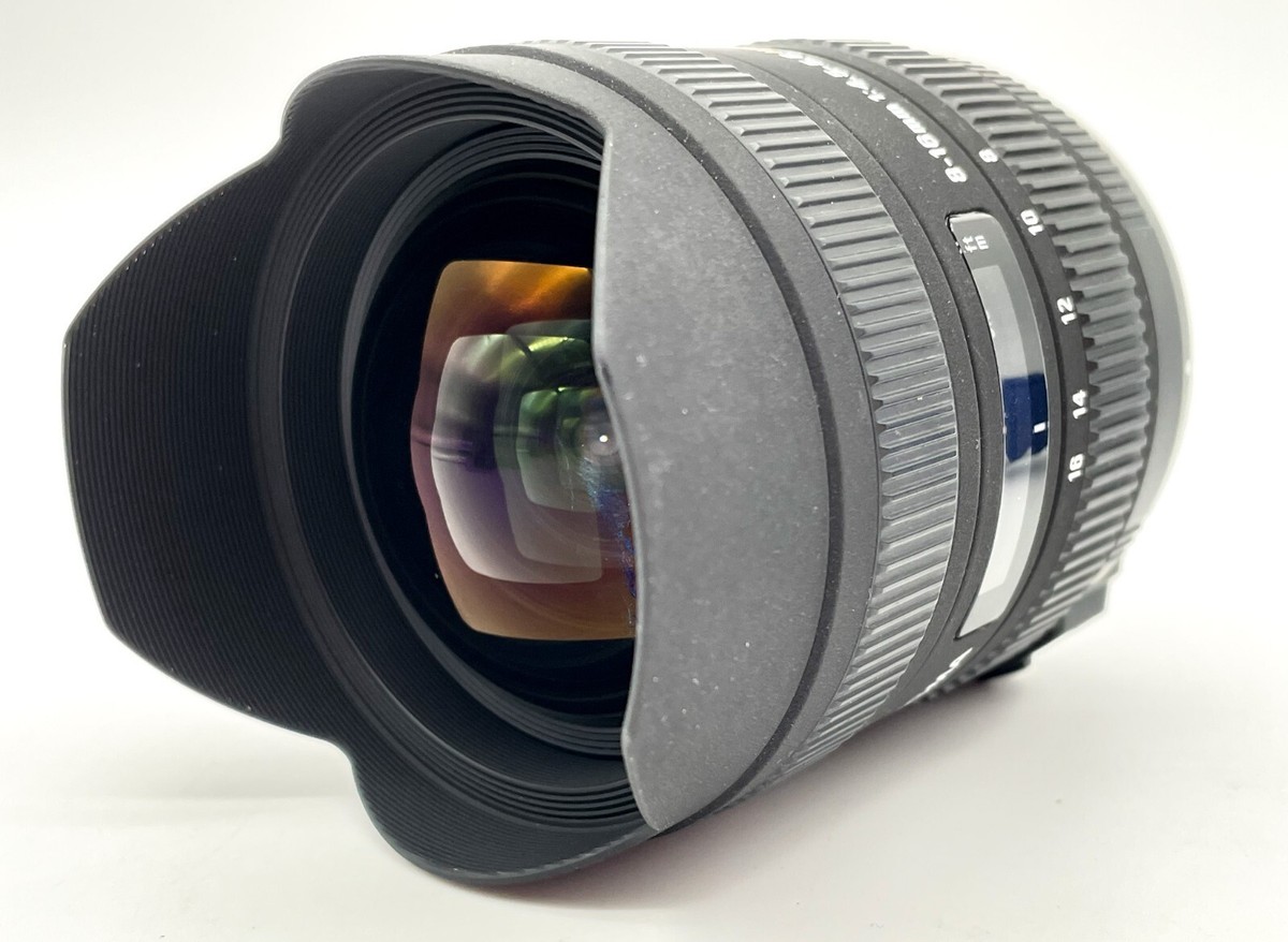 超美品　SIGMA 8-16 4.5-5.6 DG HSM NIKON M322 Sigma 8-16mm F4.5-5.6 DC HSM for NIKON limited From JAPAN