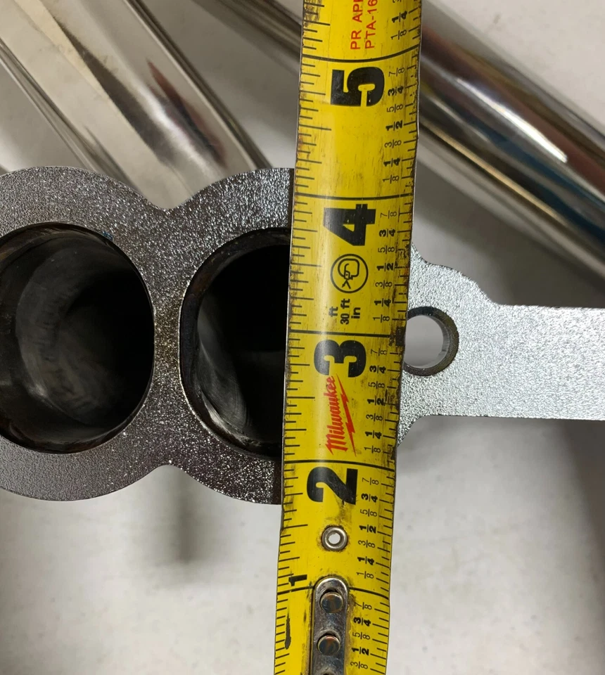 Cabezales de escape de acero inoxidable para camioneta Chevy GMC Blazer Suburban 1966-91 C10 K10 Foto 3 de 4