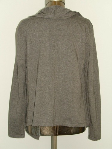 Green Tea Womens Size M (42) Gray Long Sleeve Open Caridgan Sweater 320-17530 - Picture 3 of 8