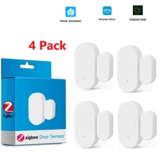 Zigbee Window Door Sensors Smart Contact Sensors For Alexa App&Home Assistant