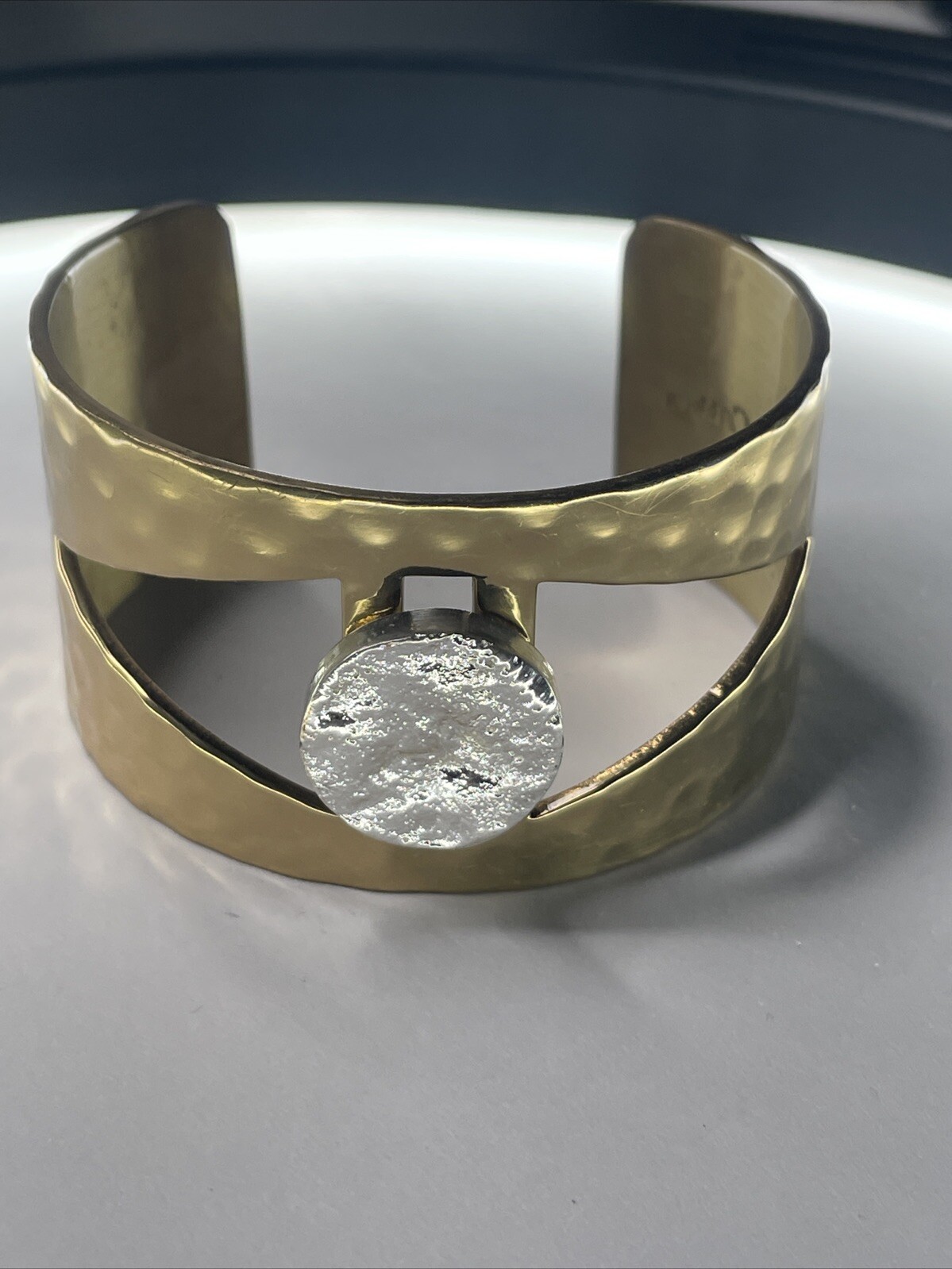 Rustic Cuff Two Tone Ingot Cuff 7” - image 1