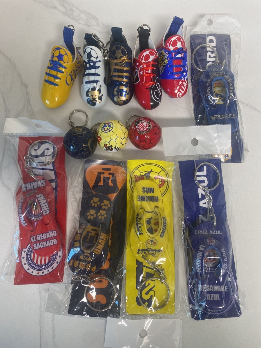 soccer keychains llaveros de futbol , Club America, Cruz Azul