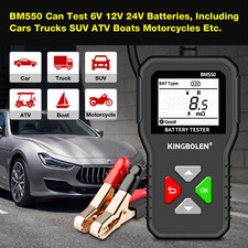 Car Battery Tester 6v24v Truck Battery Test Charging Cranking Analyzer 2000cca