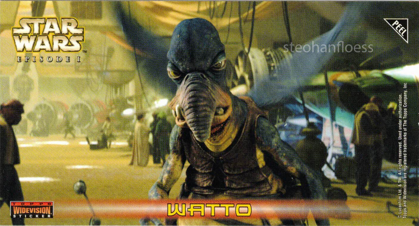 Topps Star Wars Episode I The Phantom Menace Widevision Sticker You Pick - Picture 10 of 15