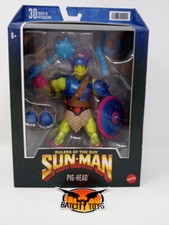 Masterverse Masters of the Universe Rulers of The Sun Sun Man Pig Head MISB