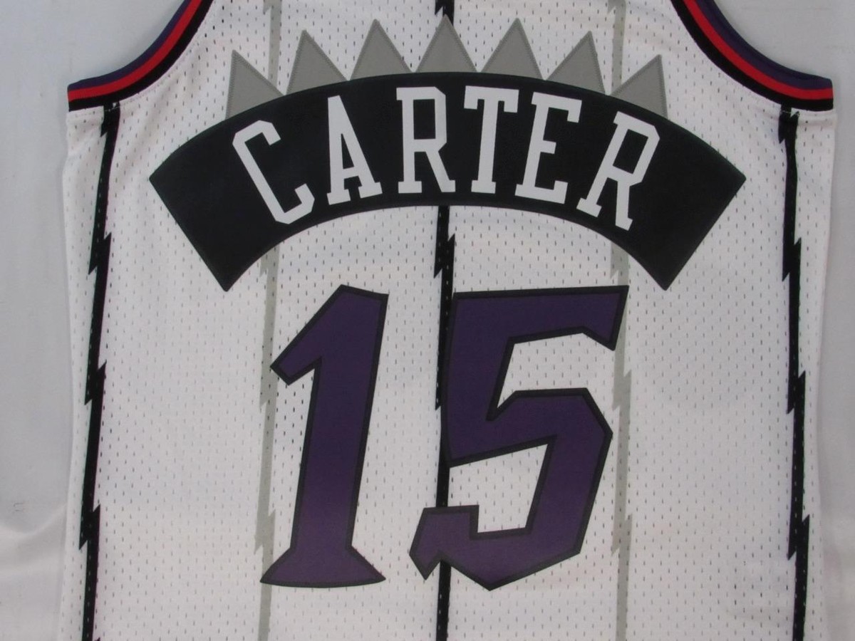 New 1998-99 Vince Carter #15 Raptors Mens Mitchell & Ness Swingman