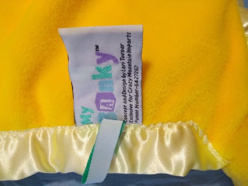 Baby Security Blanket My Banky Sarah Yellow Duck Plush Lovey Spring Easter - Picture 9 of 10