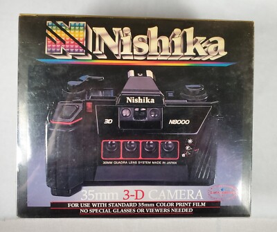 Nishika N8000 3Dカメラ 新品未使用 2点セット Amazon.com : Nishika N8000 35mm 3-D Camera Quadra Lens System