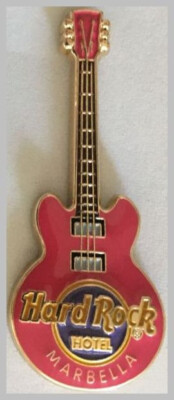 Hard Rock Hotel - 3D Core Guitar Pin Marbella Hotel