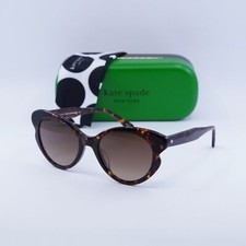 New Kate Spade ELINA/G/S 0086 HA Havana/Brown Gradient 53-20-140 Sunglasses