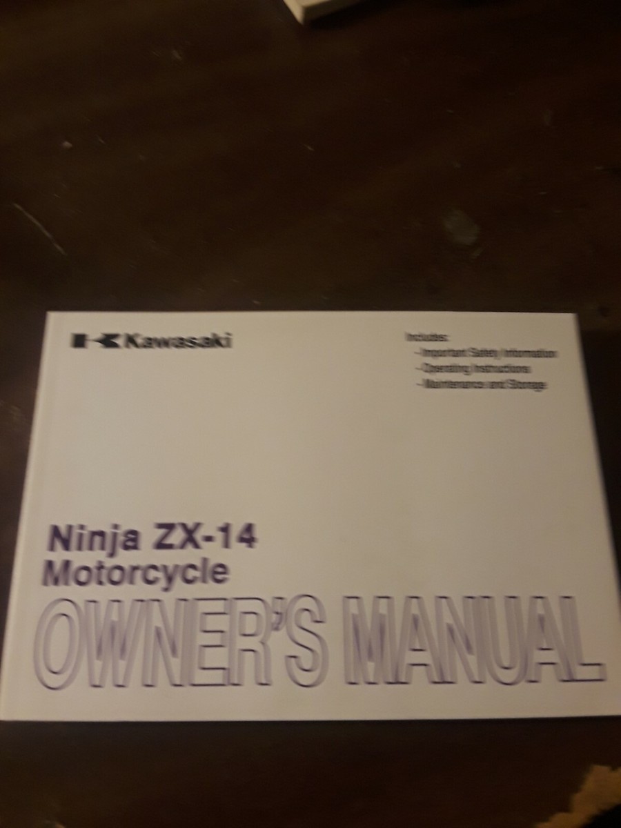 Kawasaki Zx1400cb Owners manual | eBay