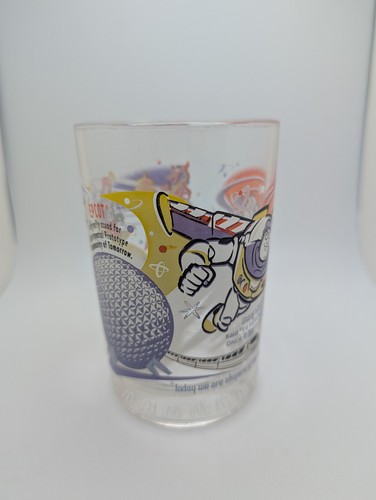 McDonalds Disney 100 Years of Magic SUN FADED Clear Glass Buzz Aladdin Mickey - Picture 3 of 7