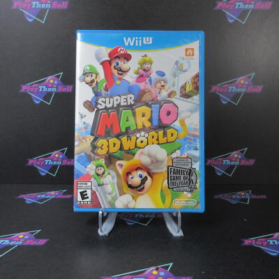 Super Mario 3D World Nintendo Wii U DD Complete CIB - (See Pics)