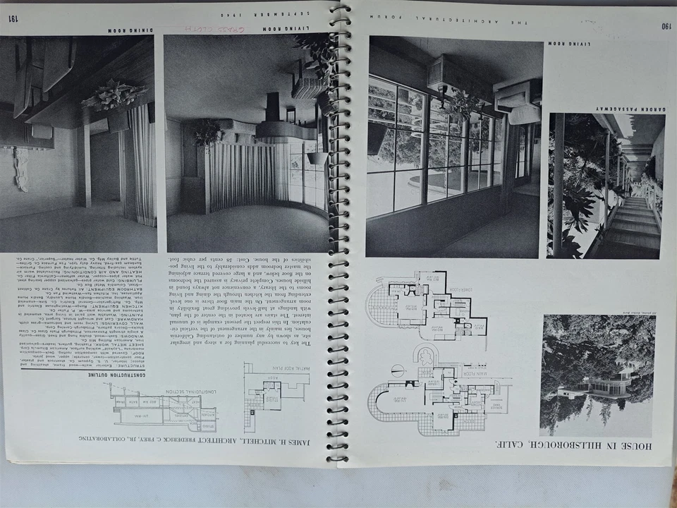 The Architectural Forum Magazine September 1940 Issue NYC CBS Studios - Image 3 of 4