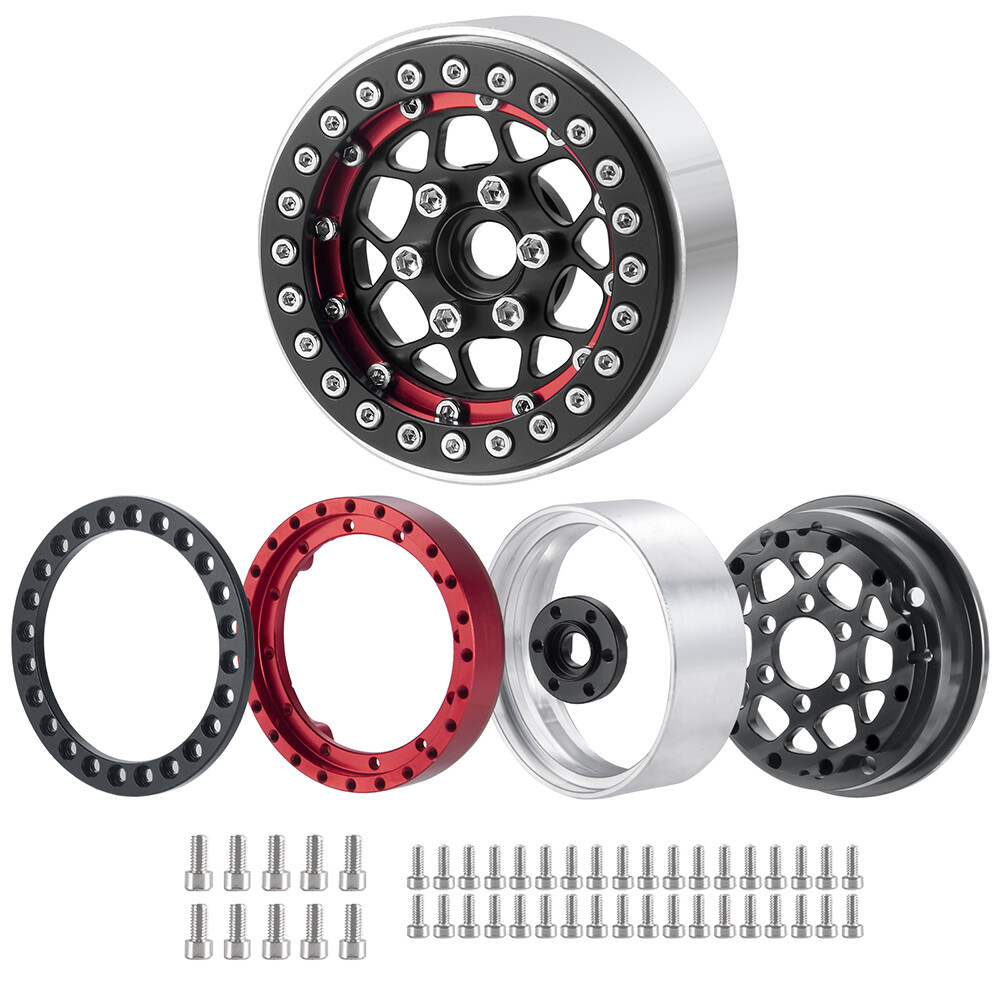 1.9'' Tires INJORA 1.9 Cerchi Ruota Beadlock Per 1:10 RC Crawler Axial