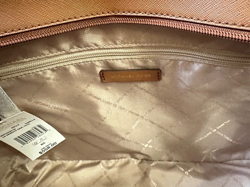 Michael Kors Gilly Miami Pink MK Signature Drawstring Large Shoulder Bag - Picture 22 of 36