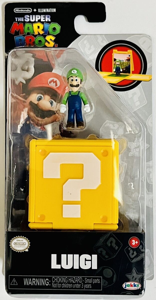 The Super Mario Bros. Movie Mario Mini Figure with Question Block