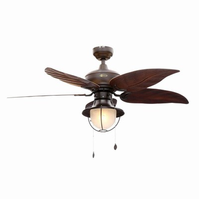 Ceiling Fan With Light 48 In Oil Rubbed Bronze Indoor Outdoor 5