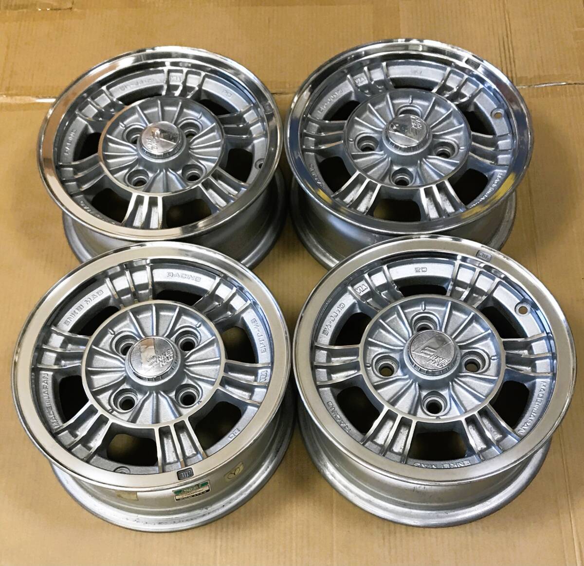 ENKEI Mag Wheel Rare 13inch 114.3/4H 5.5j Custom Old Car ENKEI Mag Wheel Rare 13inch 114.3/4H 5.5j Custom Old Car