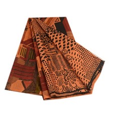 Sanskriti Vintage Sarees Pure Silk Quilting Felting Craft Fabric Printed Sari