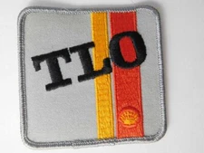 SHELL  OIL GAS TLO  SERVICE STATION VINTAGE HAT PATCH BADGE UNIFORM ADVERTISING