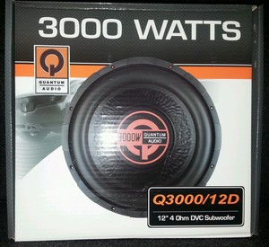 quantum 3000 watt subwoofer