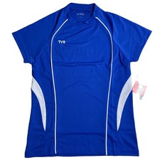 Tyr Womens Alliance Tech Tee Tshirt - Textured Royal Blue - Size Medium - 34