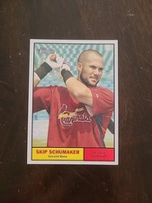 2010 Topps Heritage Skip Schumaker #358 St. Louis Cardinals