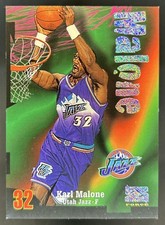 1997-98 Skybox Z-Force Karl Malone Rave #/399 Jazz