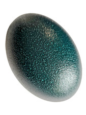 DARK TEAL COLORED EMU EGG SHELL - NO HOLES (b...