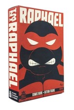 Image of BST AXN Teenage Mutant Ninja Turtles - Raphael Exclusive Figure & Comic Book