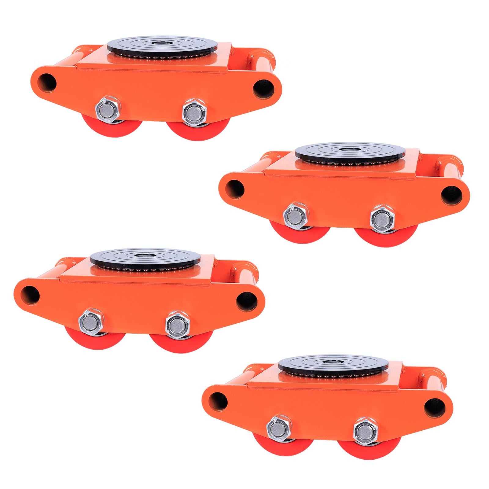 Moving Skates,heavy Duty Dolly 4 Pc Orange Furniture Movers W/wheel