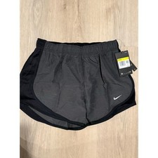 Nike Women s Dri-FIT Tempo Running Shorts Size S Gray Black Lined DB4878-083 NWT