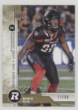 2018 Upper Deck CFL Gold 17/50 Avery Ellis #88 n1u