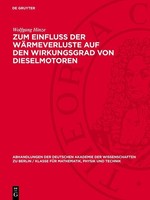 Zum Einfluss Der WäRmeverluste Auf Den Wirkungsgrad Von Dieselmotoren Wolfgang H